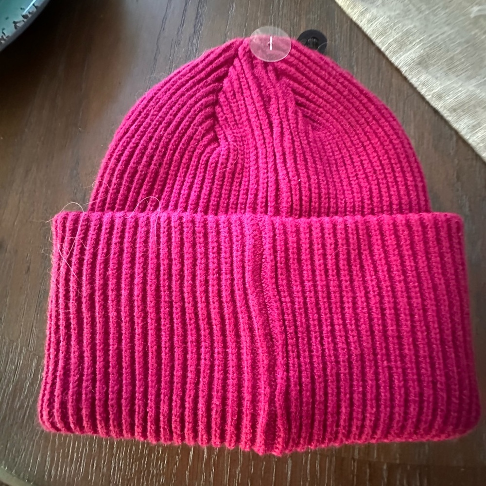 C.C woman’s Fuchsia Beanie - Picture 4 of 5